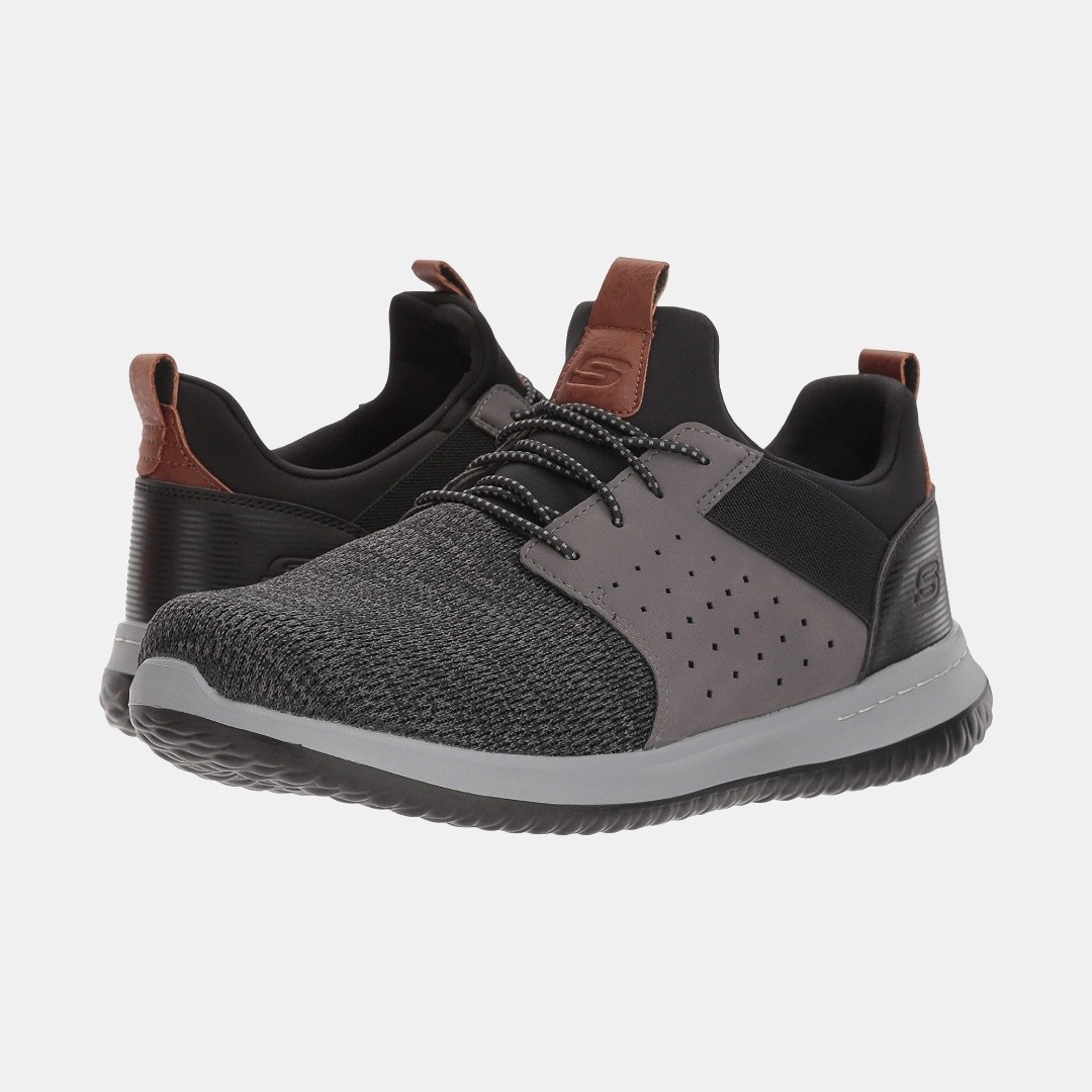 SKECHERS - Men's Delson Camben Classic Fit Slip On - Image 2