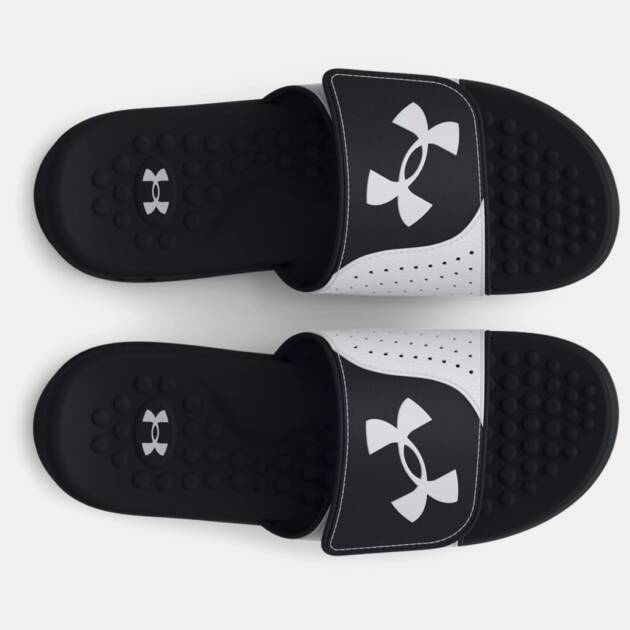 UNDER ARMOUR – Men's UA Ignite Pro Slides (Black & White)